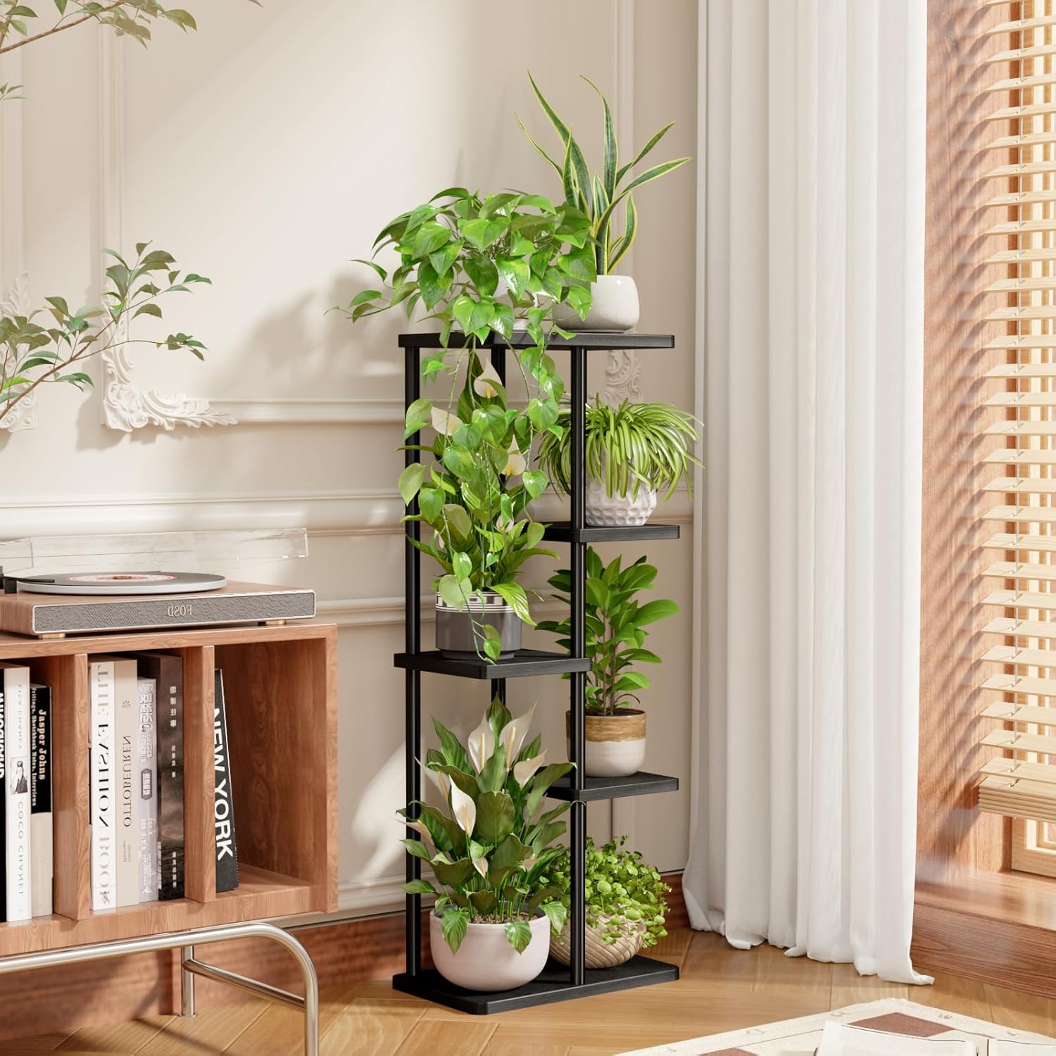 Thumbnail 3 de Bamworld 5 Tier plant stand for corner spaces