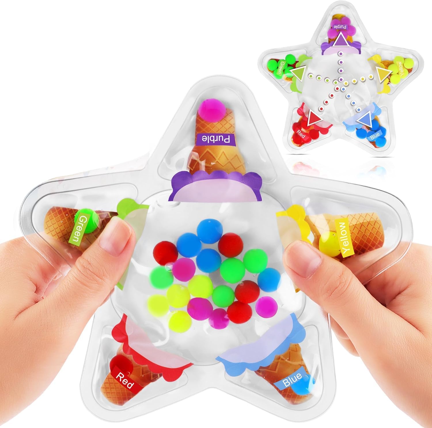 Detalle 2 de Colour Sorting Toys for Toddlers (3-6 Years): Fine Motor Colour Match and Sensory Fidget