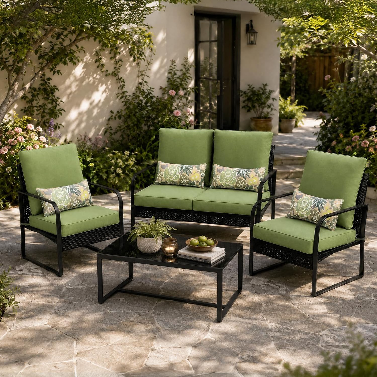 Detalle de BPS Patio Seat Cushions 24 x 24 Inch