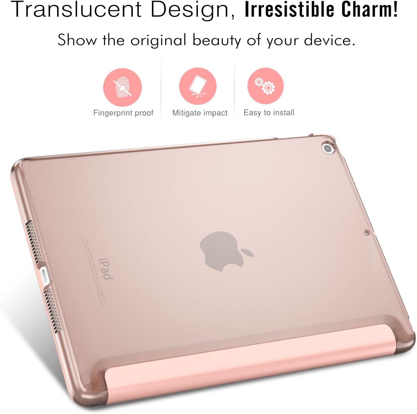 Thumbnail 3 de MoKo Case for iPad 9.7 (2017/2018) Slim Rose Gold