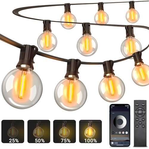 Detalle de ARKOCHIC Guirnalda Luces Exterior 30M con Control App y Música Sync