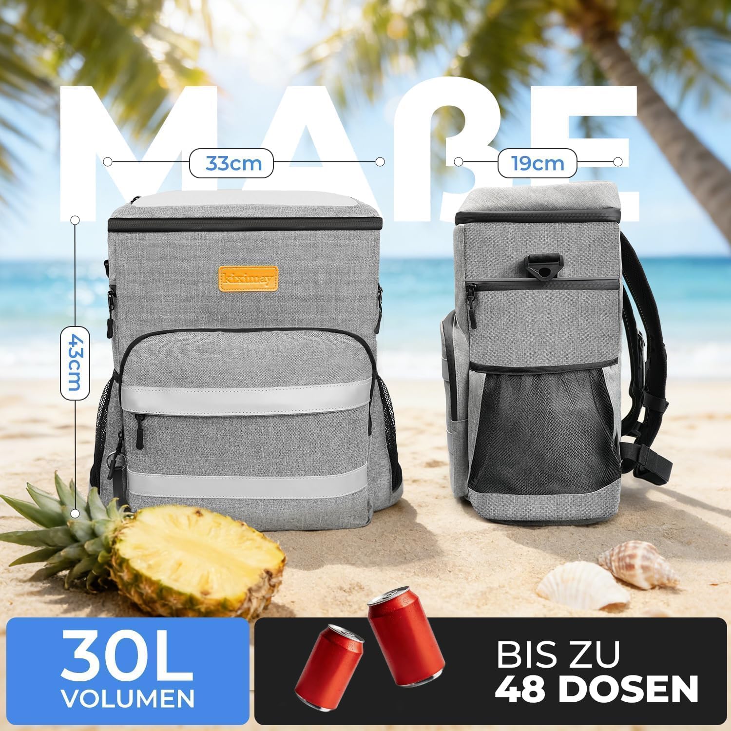 Thumbnail 6 de kiximay 30L Kühltasche – Premium isolierte Kühlbox, faltbar, wasserdicht und vielseitig einsetzbar
