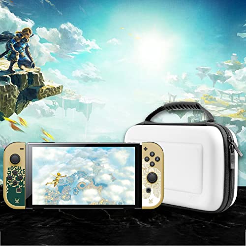 Thumbnail 7 de Orzly funda protectora de viaje para Nintendo Switch (blanca OLED y Switch original) con almacenaje
