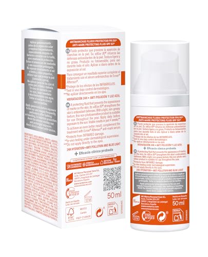 Detalle de ECRAN SUNNIQUE Protector Facial Antimanchas SPF 50+ con Niacinamida y Ácido Hialurónico, 50 ml