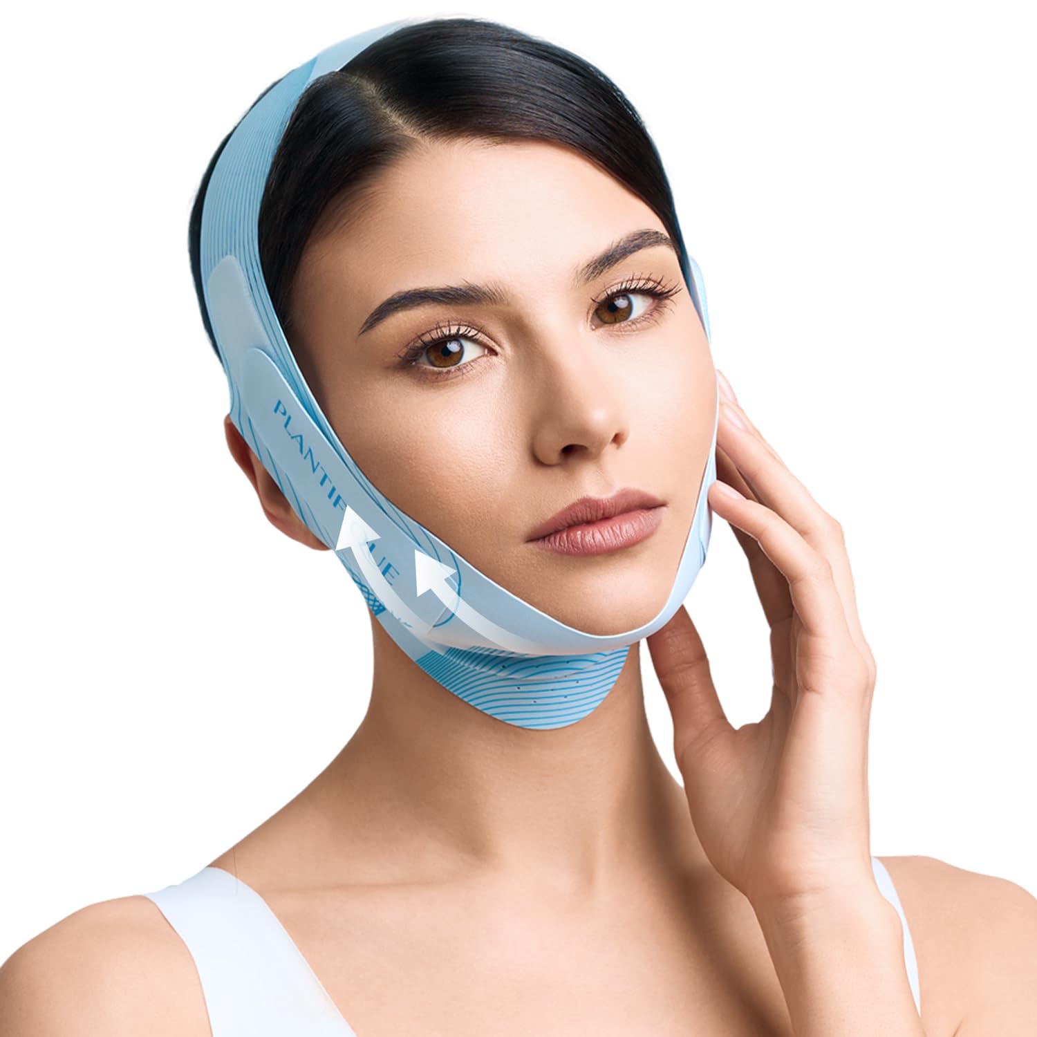 Detalle de Plantifique Kinnmaske Doppelkinn wiederverwendbar - V-Shape Gesichtsmaskе