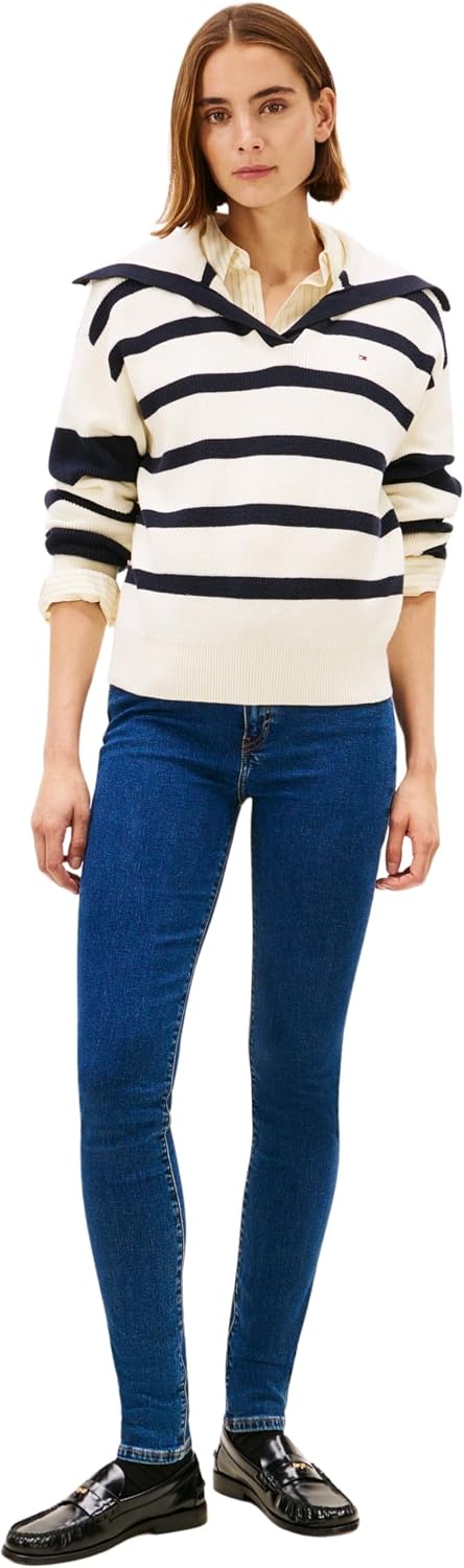 Detalle de Tommy Hilfiger DNM Emi Como Skinny RW WW0WW47689 – Jean skinny femme, très mince