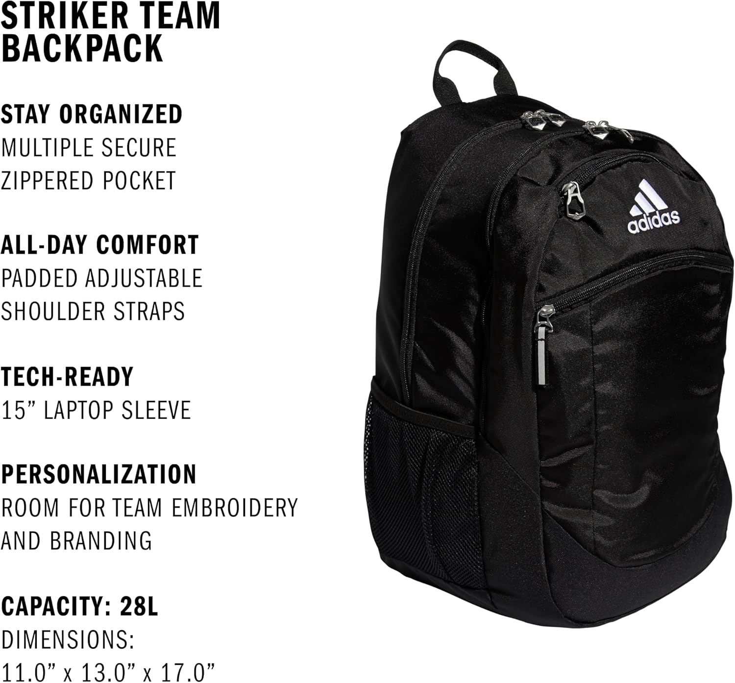 Detalle de adidas Striker II Backpack
