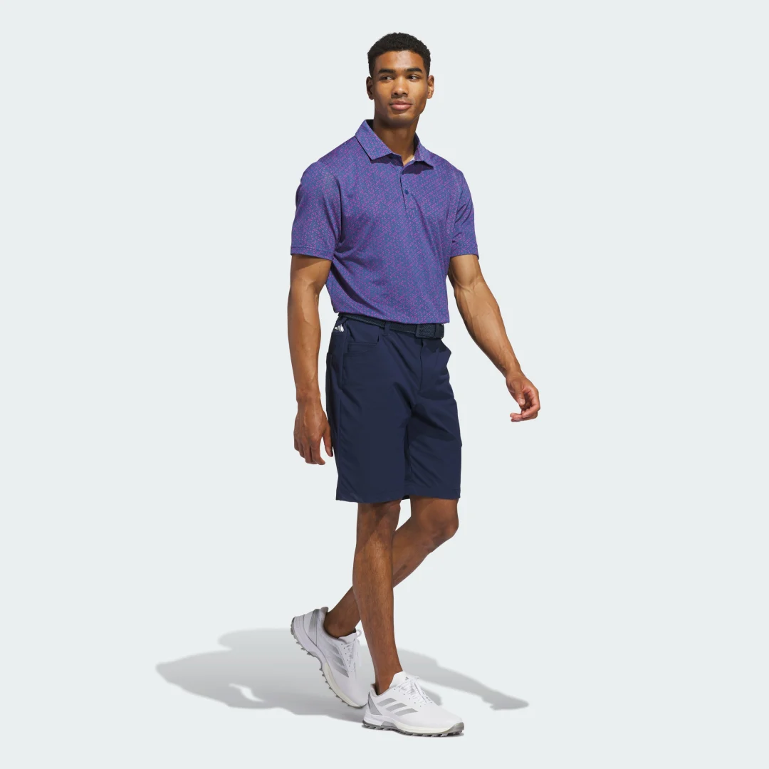 Detalle de Adidas ULTIMATE365 MESH TANGO PRINT CLIMACOOL POLO SHIRT – Azul