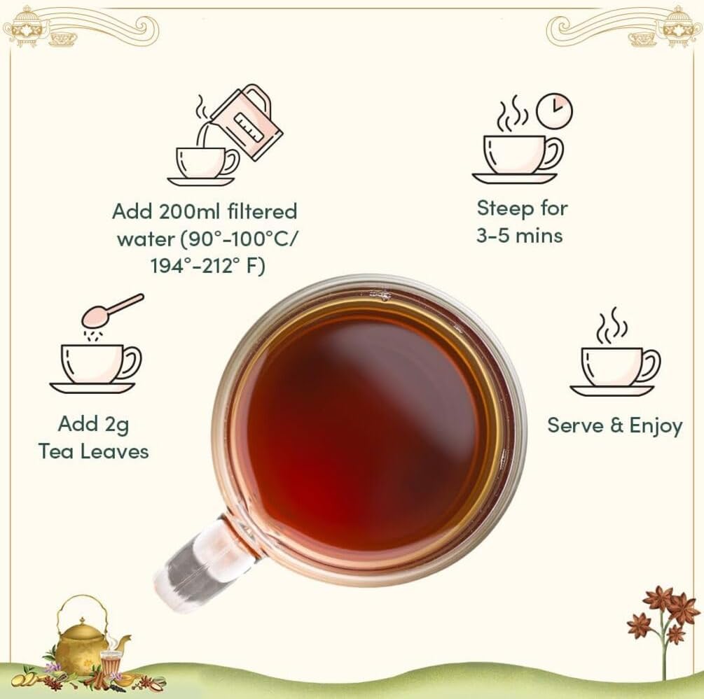 Thumbnail 5 de VAHDAM Té Suelto Chai 🎁 Set 12 Sabores Sin Gluten OGM