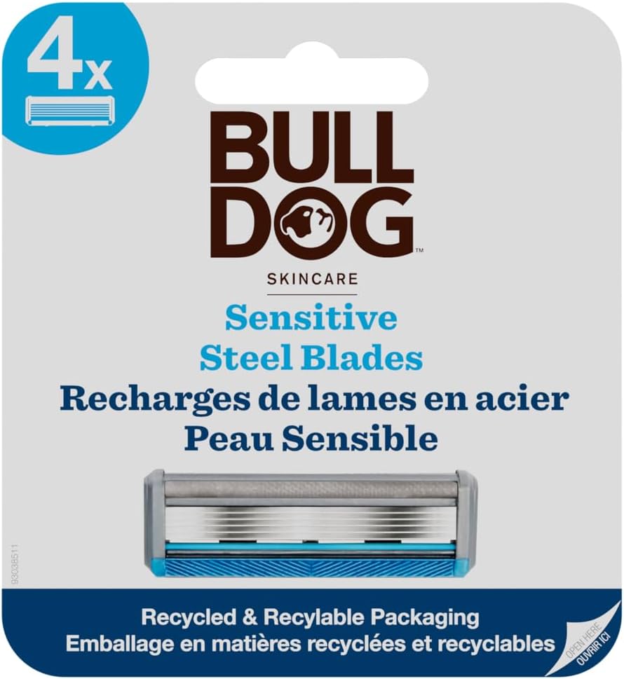 Detalle de Recharges de lames Bulldog pour peau sensible, 5 lames, lot de 4 ⚙