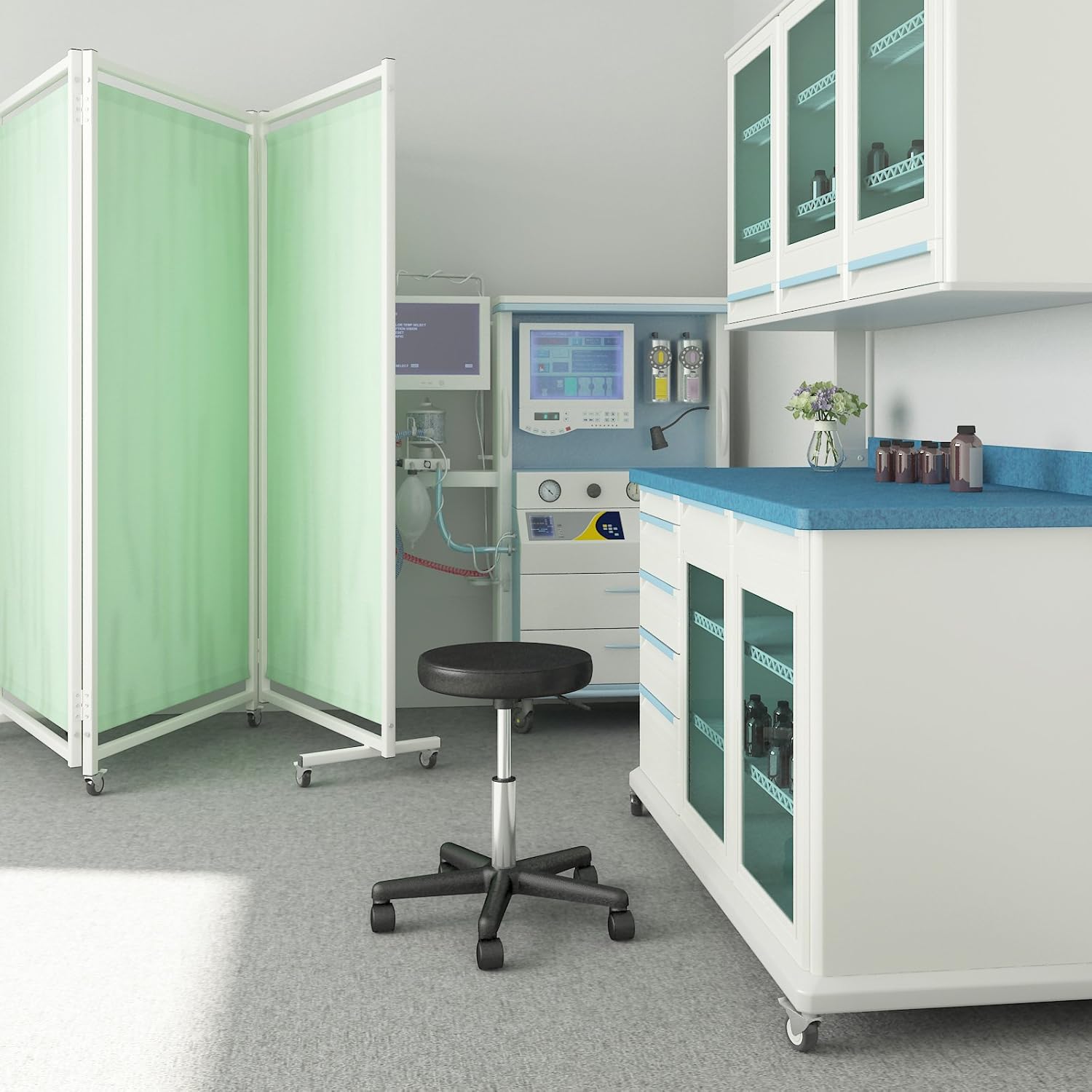Detalle 2 de SONGMICS LJB61B sgabello girevole 46-58 cm
