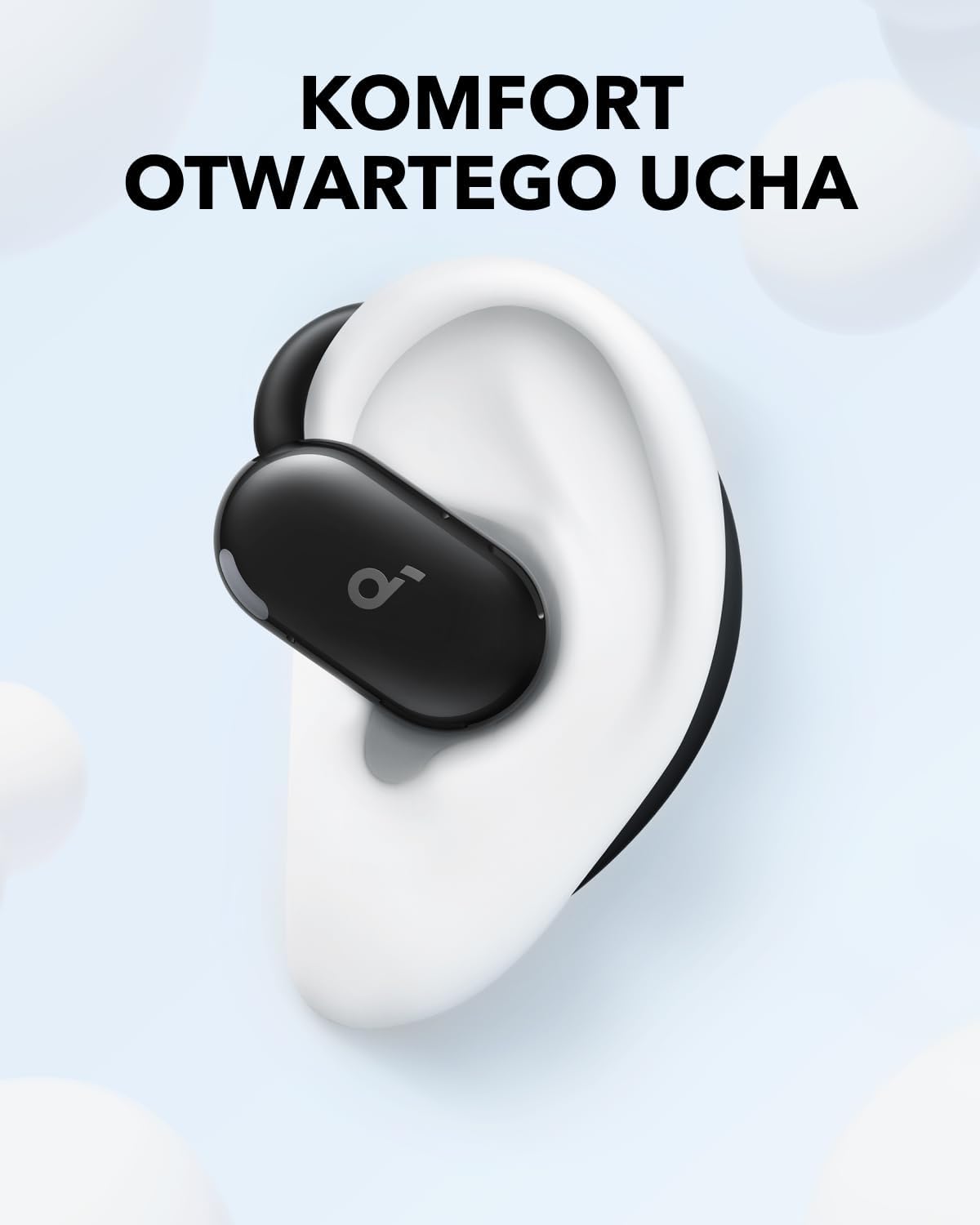 Thumbnail 2 de soundcore V20i – otwarte słuchawki bezprzewodowe z IP55, LED i 36 godz. pracy