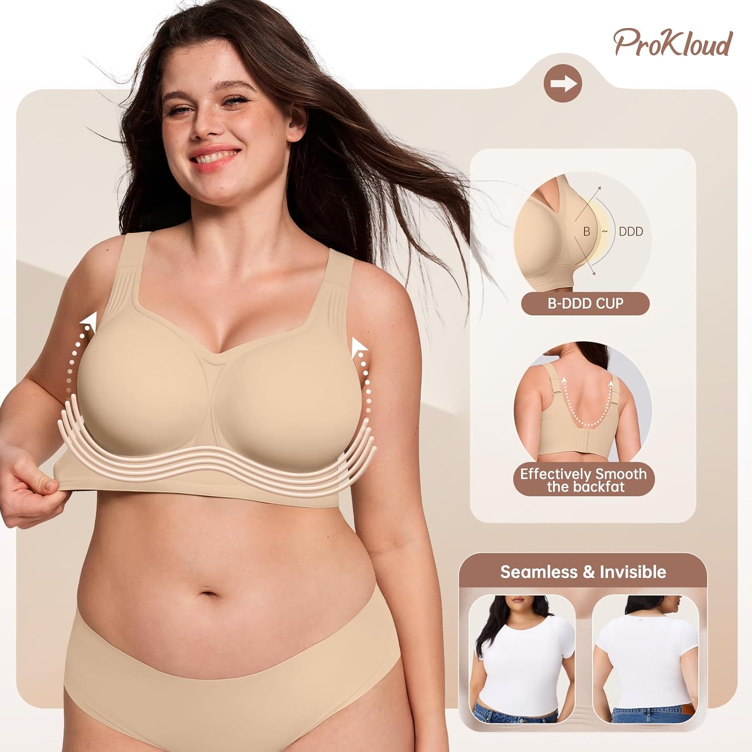 Thumbnail 1 de ProKloud Jelly Bra Wireless Full Coverage