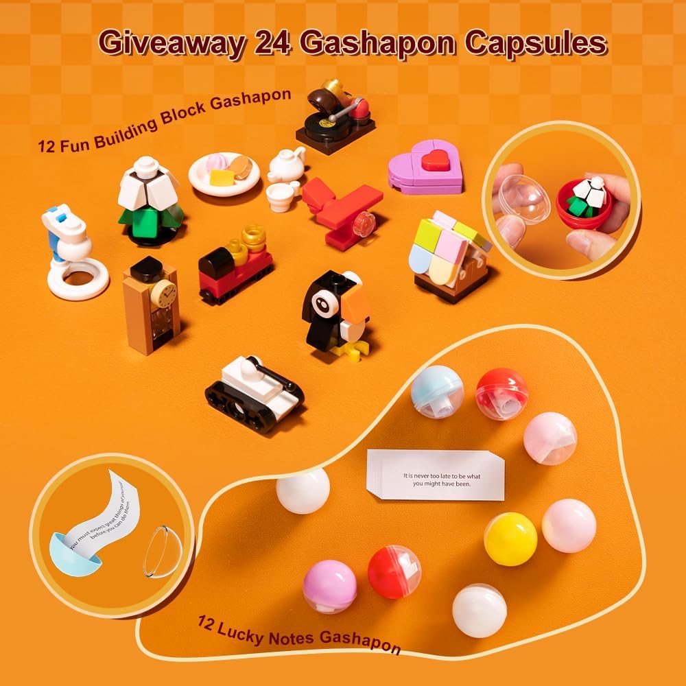 Detalle de PANTASY Gumball Machine Building Set with 12 Micro Sets