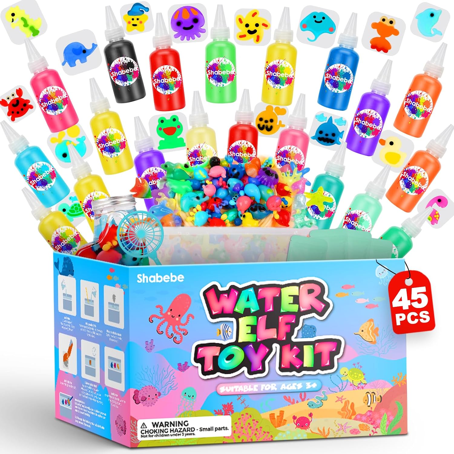 Detalle de Shabebe Water Gel Craft Kit with 20 Gels