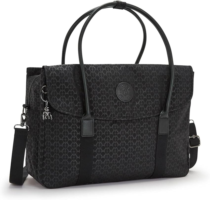 Thumbnail 1 de Kipling Superworker Messenger Bag ✨Signature Embroidered Black