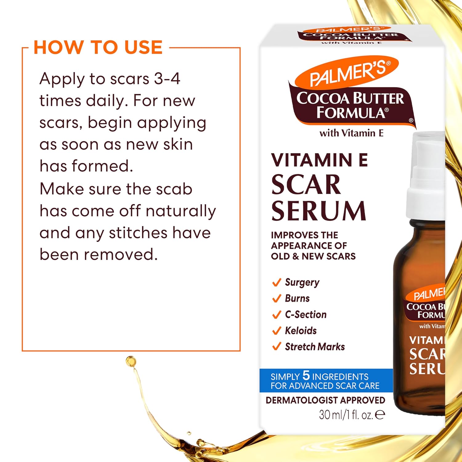 Thumbnail 5 de Palmer's Cocoa Butter Scar Serum 1 fl oz