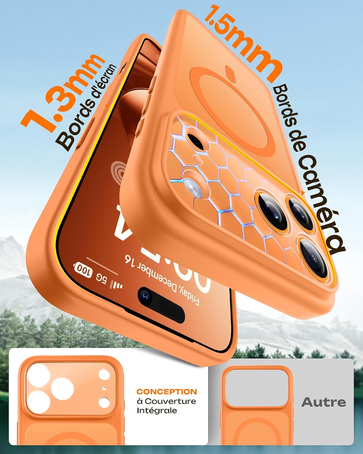 Thumbnail 6 de Coque magnétique TOCOL pour iPhone 17 Pro Max, 6,9 pouces