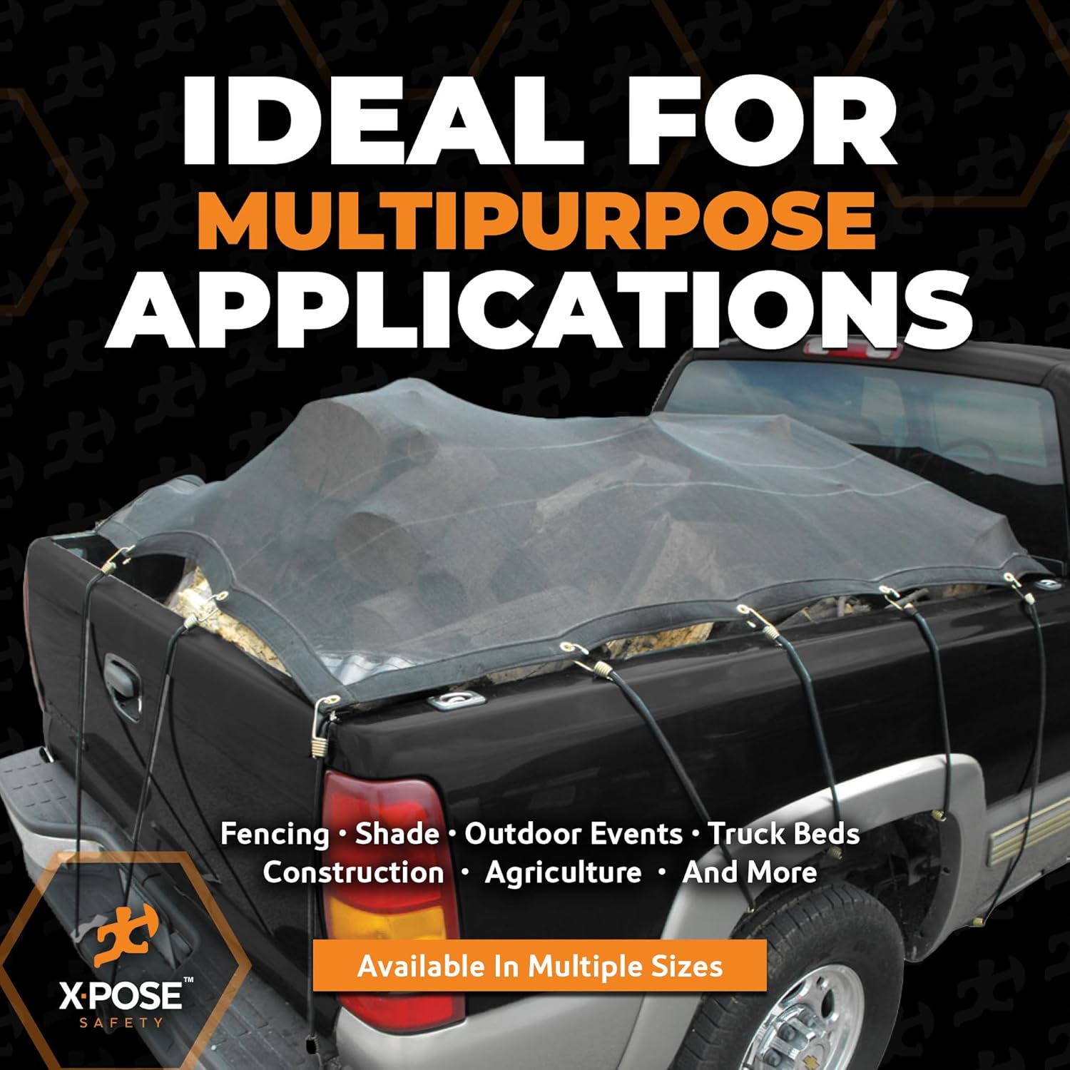 Thumbnail 6 de Xpose Safety Heavy Duty Mesh Tarp – 12’ x 26’ Mesh Cover for Shade, Protection, and More