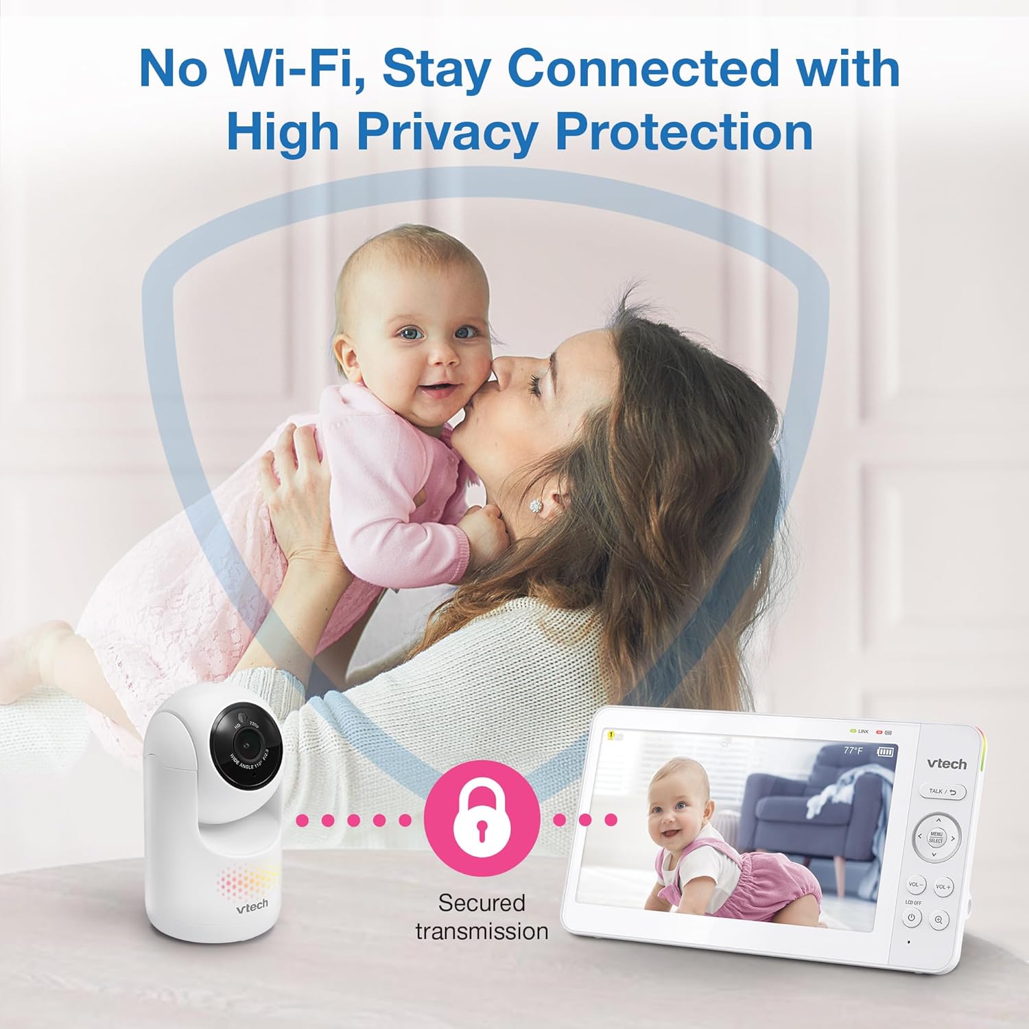 Detalle de VTech Baby Monitor with 7-Inch IPS Screen