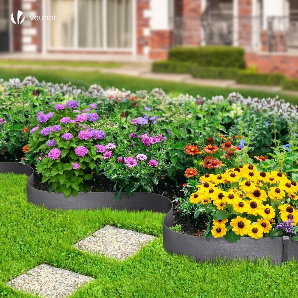 Thumbnail 1 de VOUNOT Bordure de Jardin PE 20 m 12 piquets
