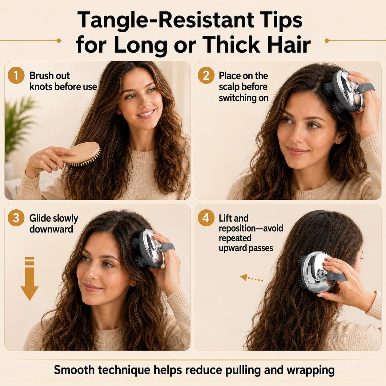 Thumbnail 6 de Melonsun Electric Scalp Massager, 2 Claw Sets
