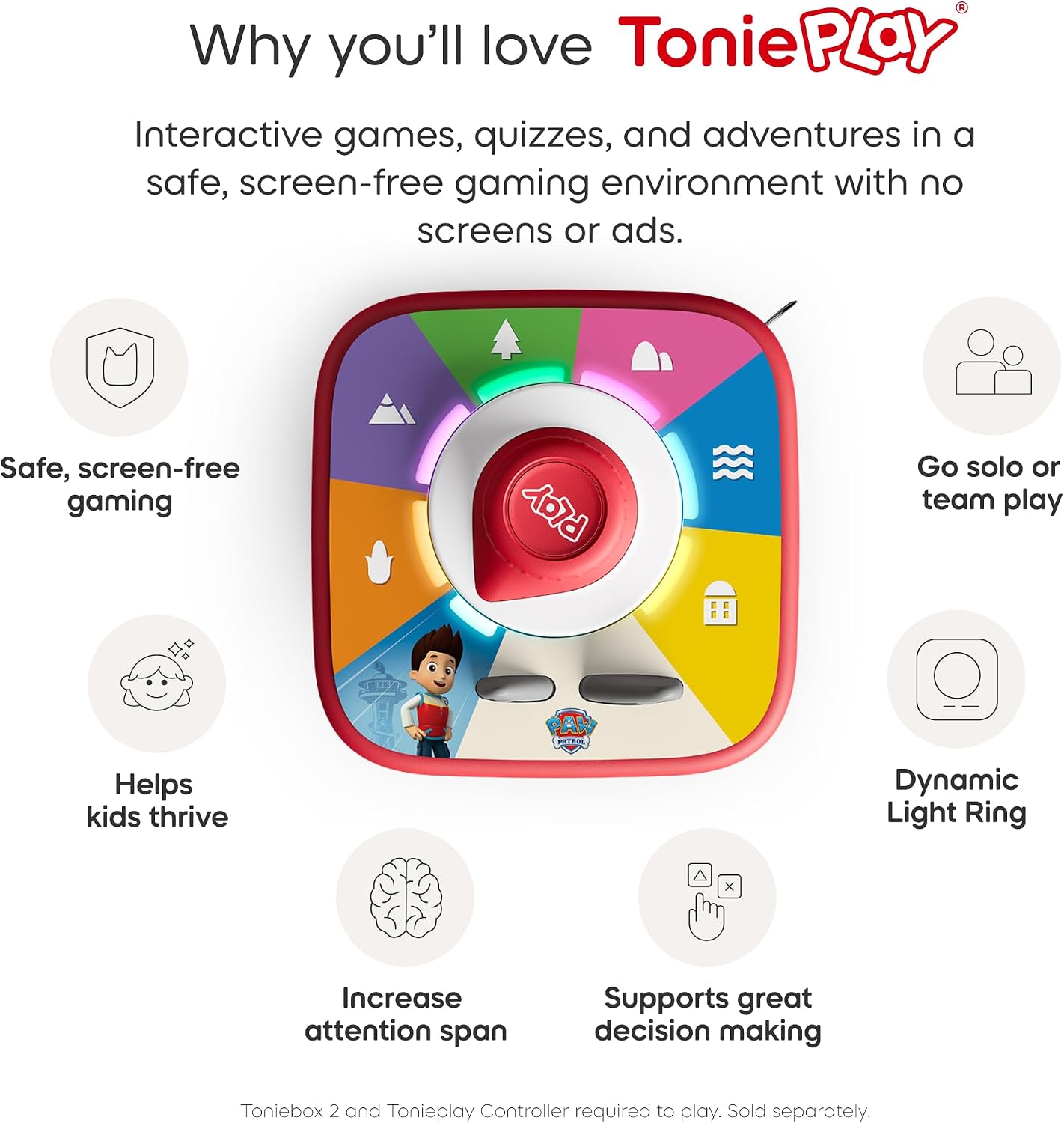 Detalle de tonies tonieplay Game (Paw Patrol - Adventure Bay Rescue Heroes) for Toniebox 2
