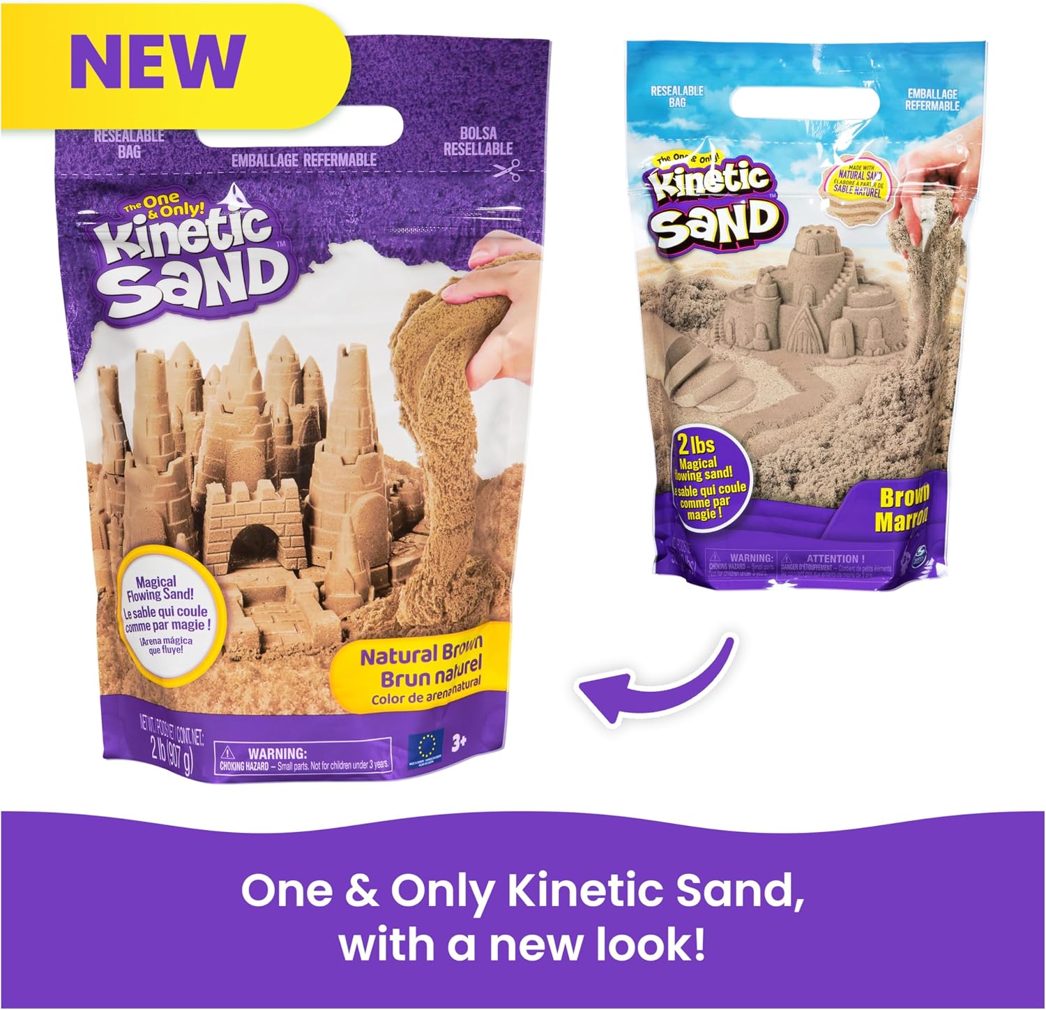 Thumbnail 4 de Kinetic Sand Original Mouldable Sand, 906 g