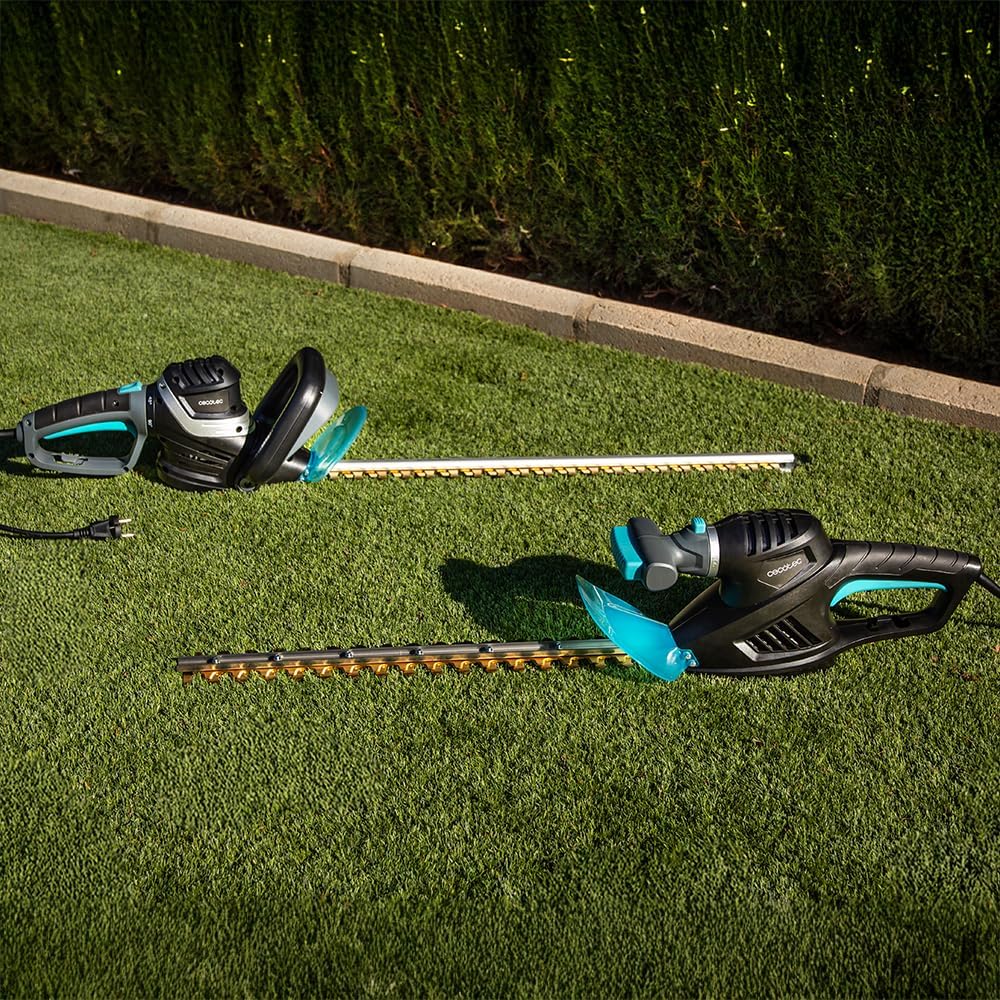 Detalle de Cecotec Tagliasiepi Elettrico TitaniumSword 610 XL (61 cm) 500W con motore brushless e impugnatura rotante