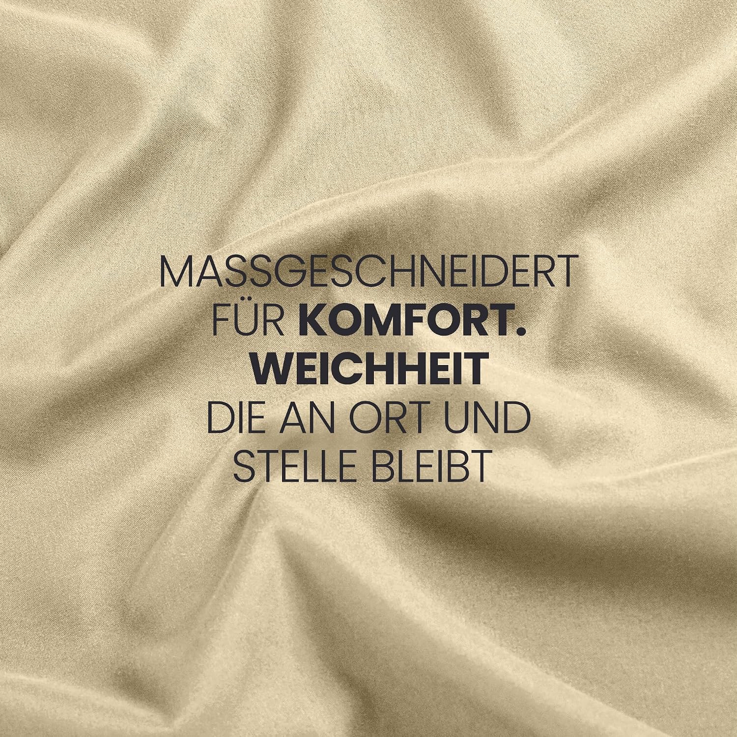 Thumbnail 6 de Utopia Bedding Spannbettlaken 160x200 cm (beige) mit 35 cm Taschen-Tiefe aus gebürsteter Polyester-Mikrofaser