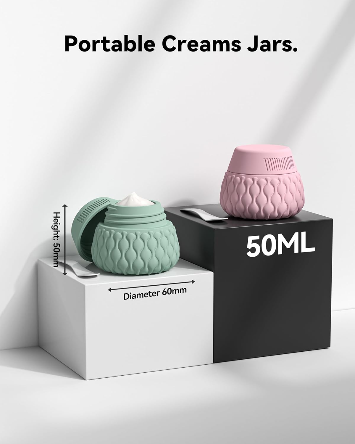 Thumbnail 3 de 8 Pack Silicone Travel Bottles for Toiletries with Labels and Clear Bag