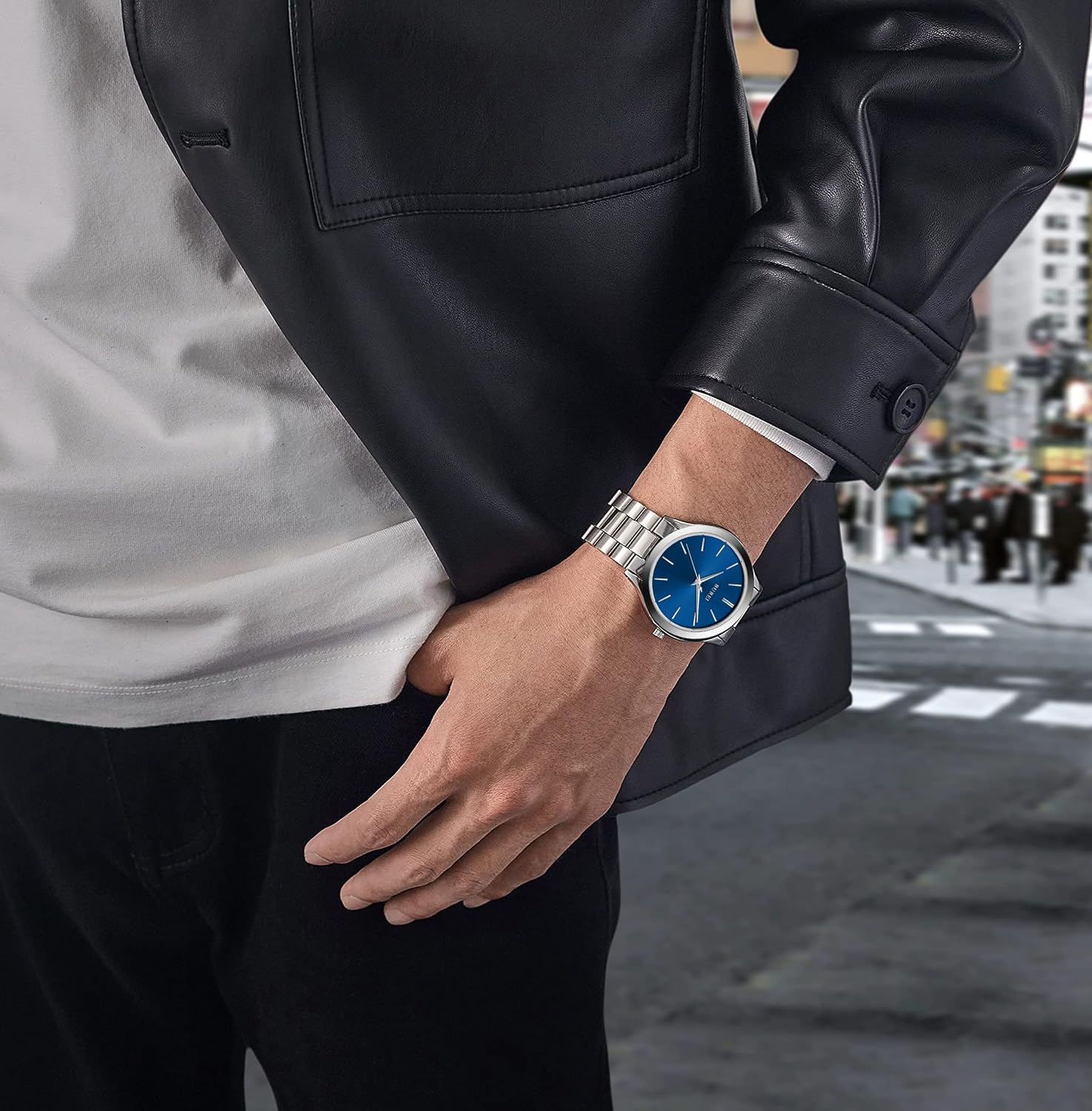 Detalle 2 de BUREI Montre analogique 44 mm