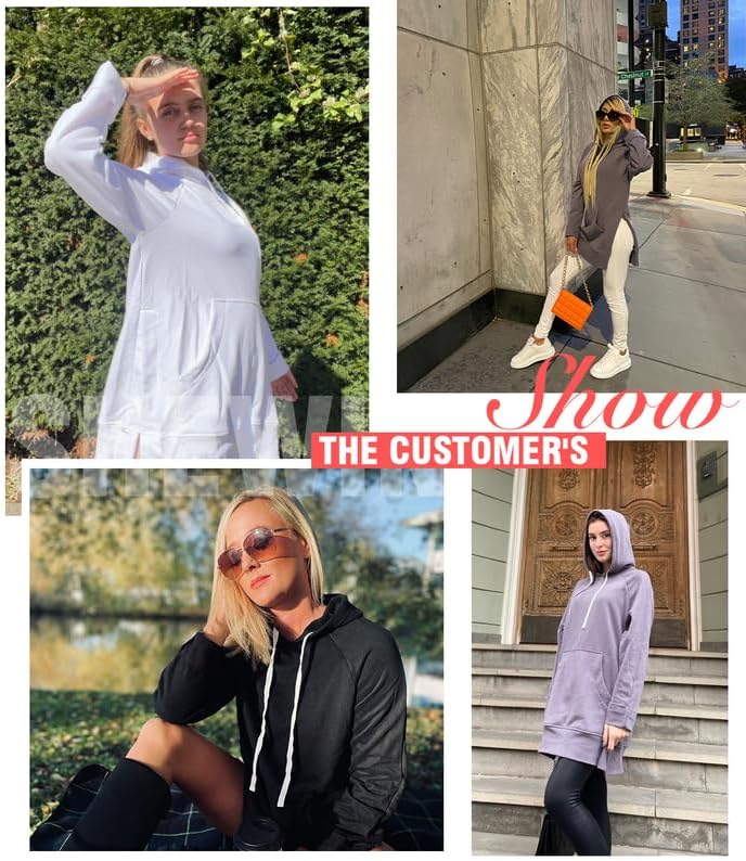 Detalle 1 de SHEWIN Hoodie Dress 95% Polyester