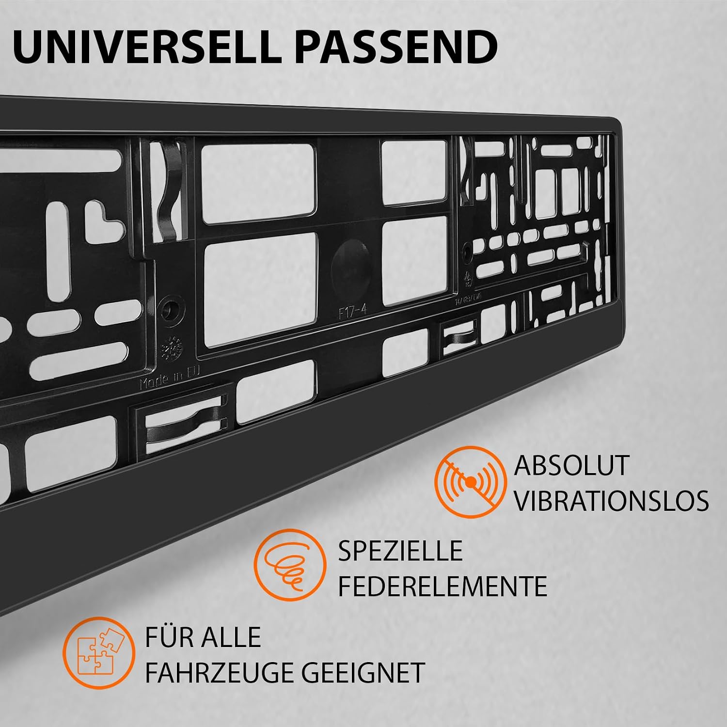 Detalle 2 de L&P Car Design L&P A162 Kennzeichenhalter 2er