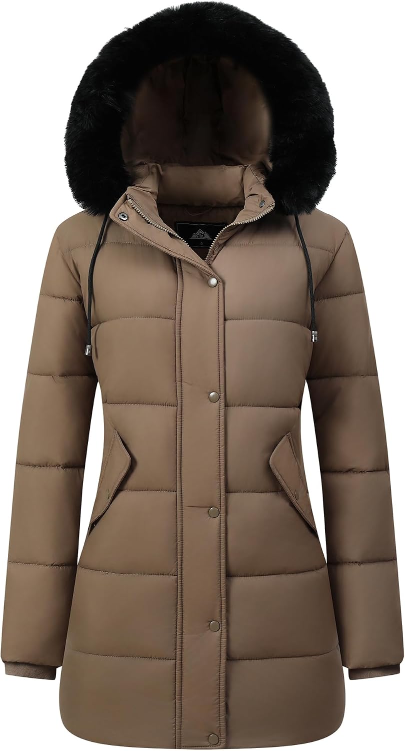 Detalle de GOLDLADIES Women's Winter Coat Waterproof Parka