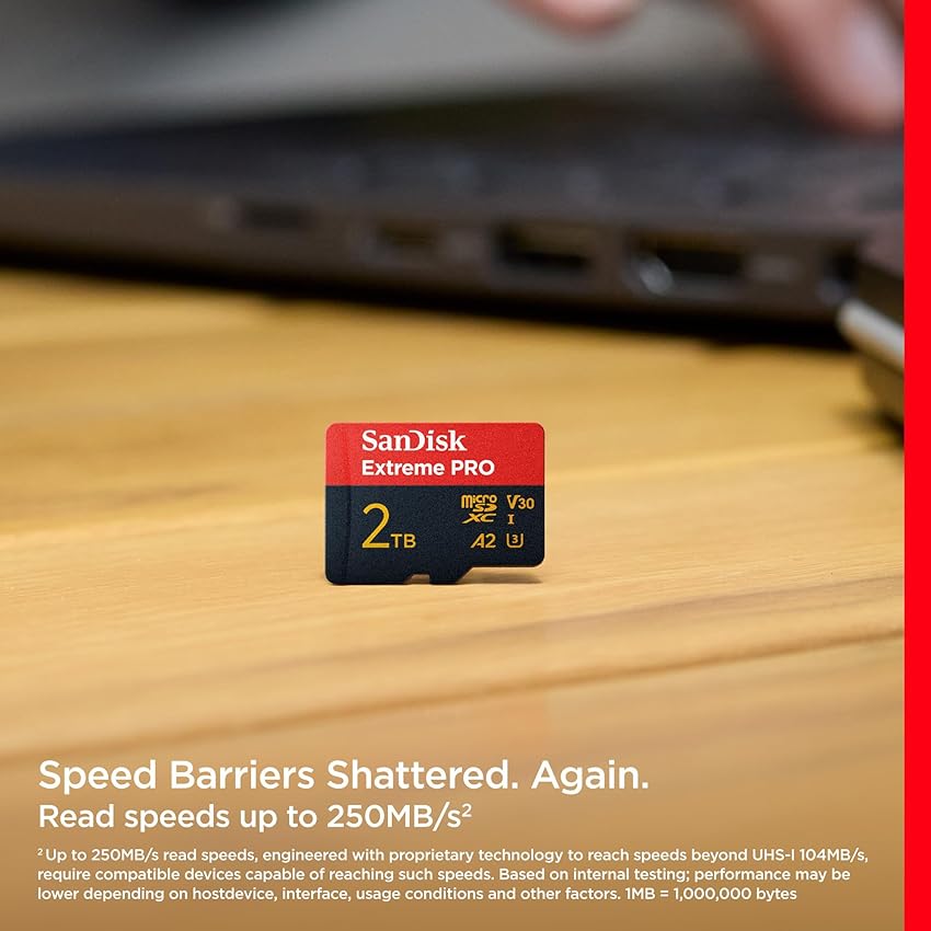 Detalle de SanDisk Extreme PRO 128GB microSDXC hasta 200 MB/s
