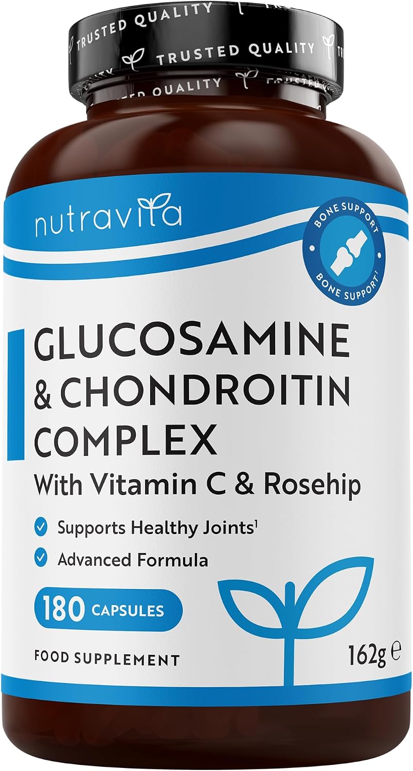 Detalle de Nutravita Glucosamina Condroitina 180 cápsulas