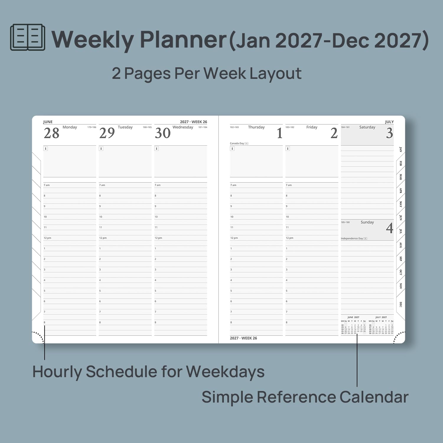 Detalle de POPRUN Weekly Planner, 2027