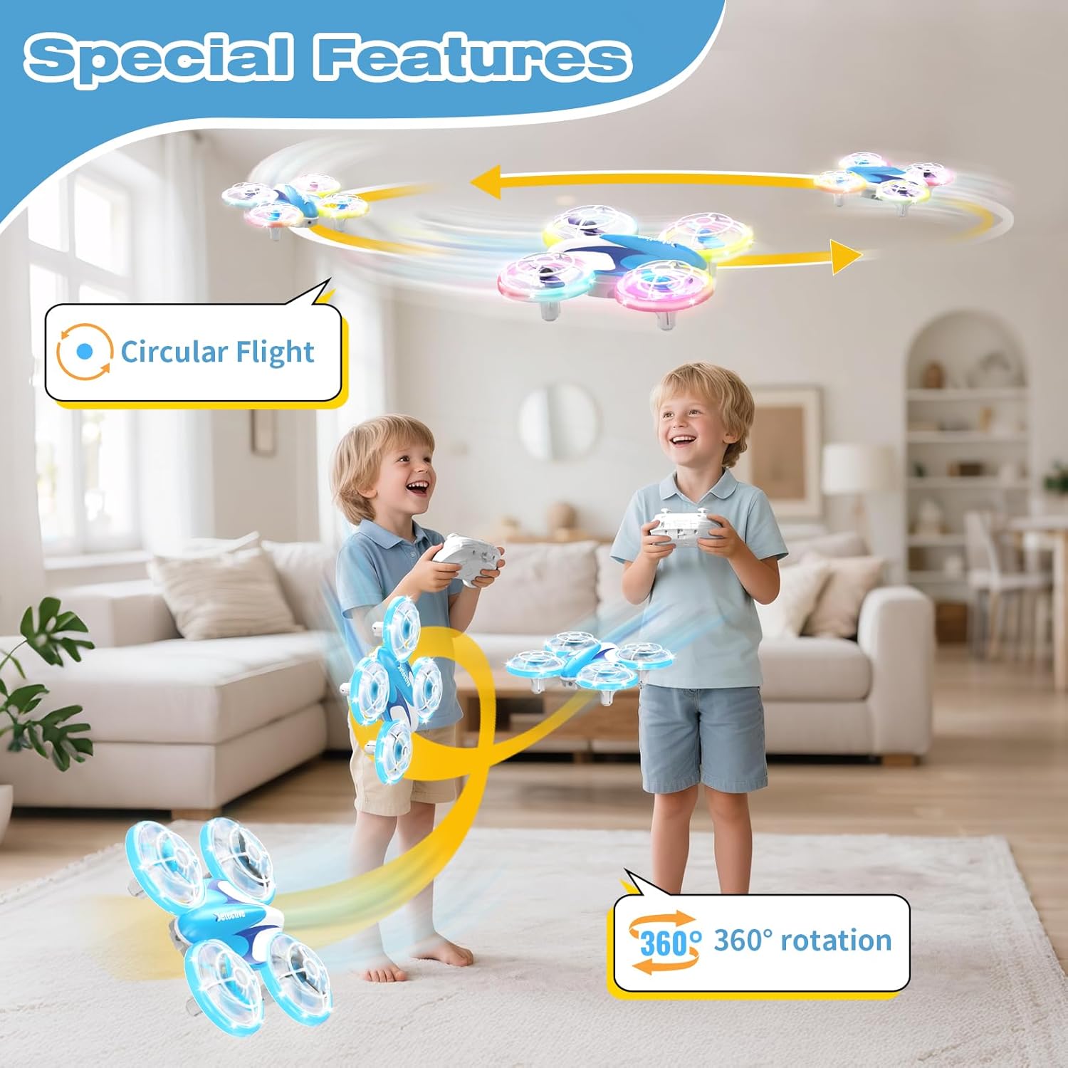 Thumbnail 2 de HOTOIQ Mini Drone for Kids 24-30 mins