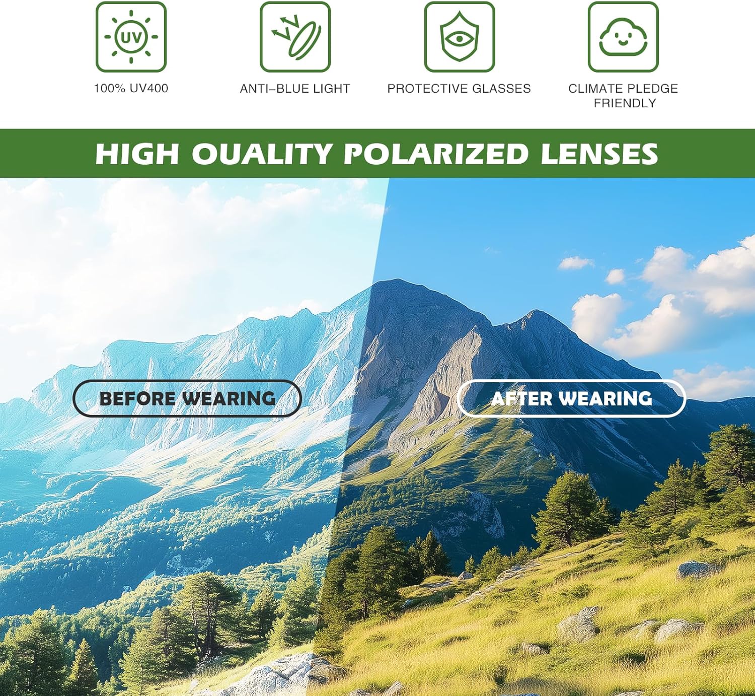 Thumbnail 4 de Fanshen Polarized Sunglasses for Men 🕶
