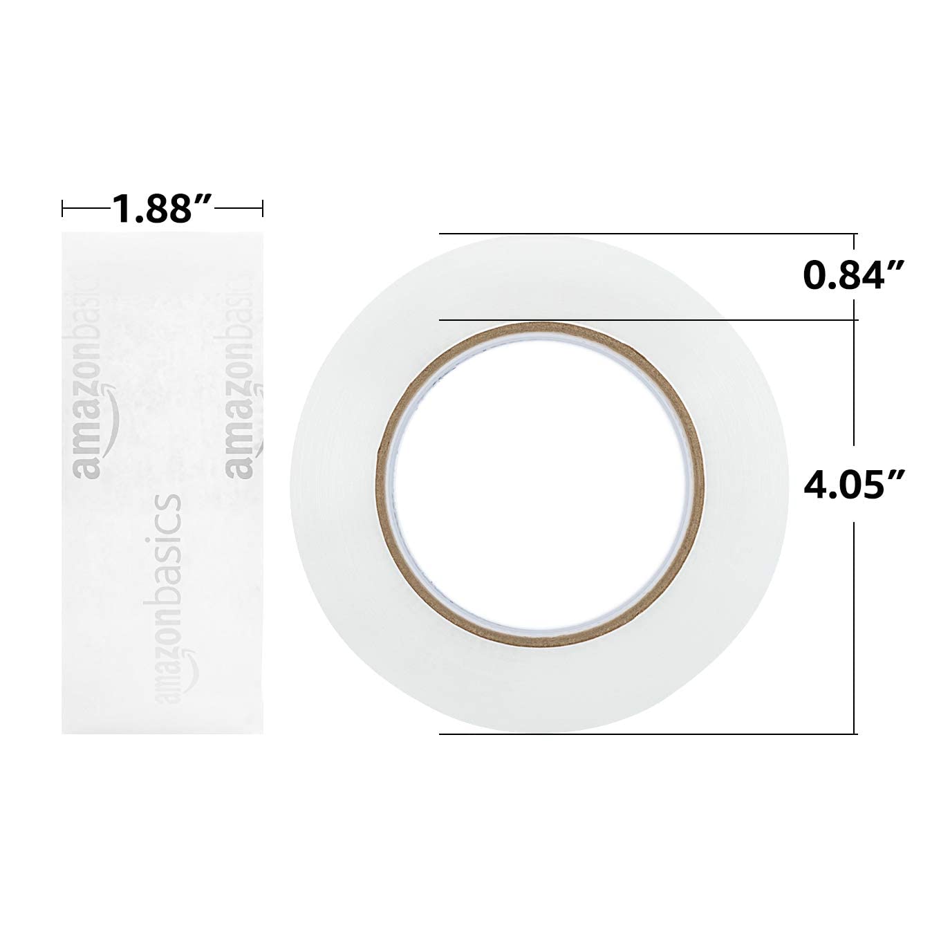 Detalle 2 de Amazon Basics Moving and Storage Packing Tape (6-Pack) – 4.7 cm x 99.6 m, Crystal Clear