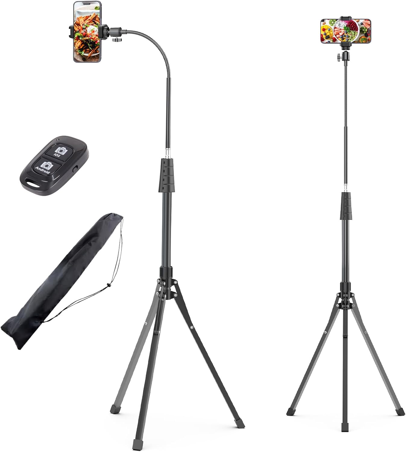 Detalle de UBeesize 92" Cell Phone Tripod Stand