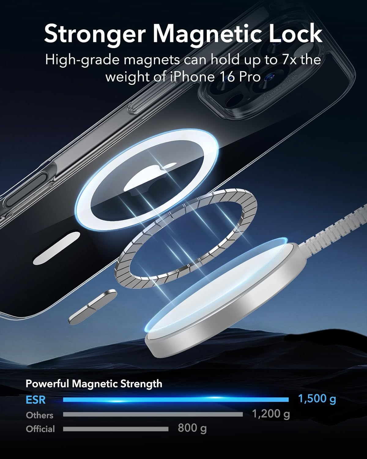 Thumbnail 3 de ESR Coque iPhone 16 Pro 1500 g MagSafe