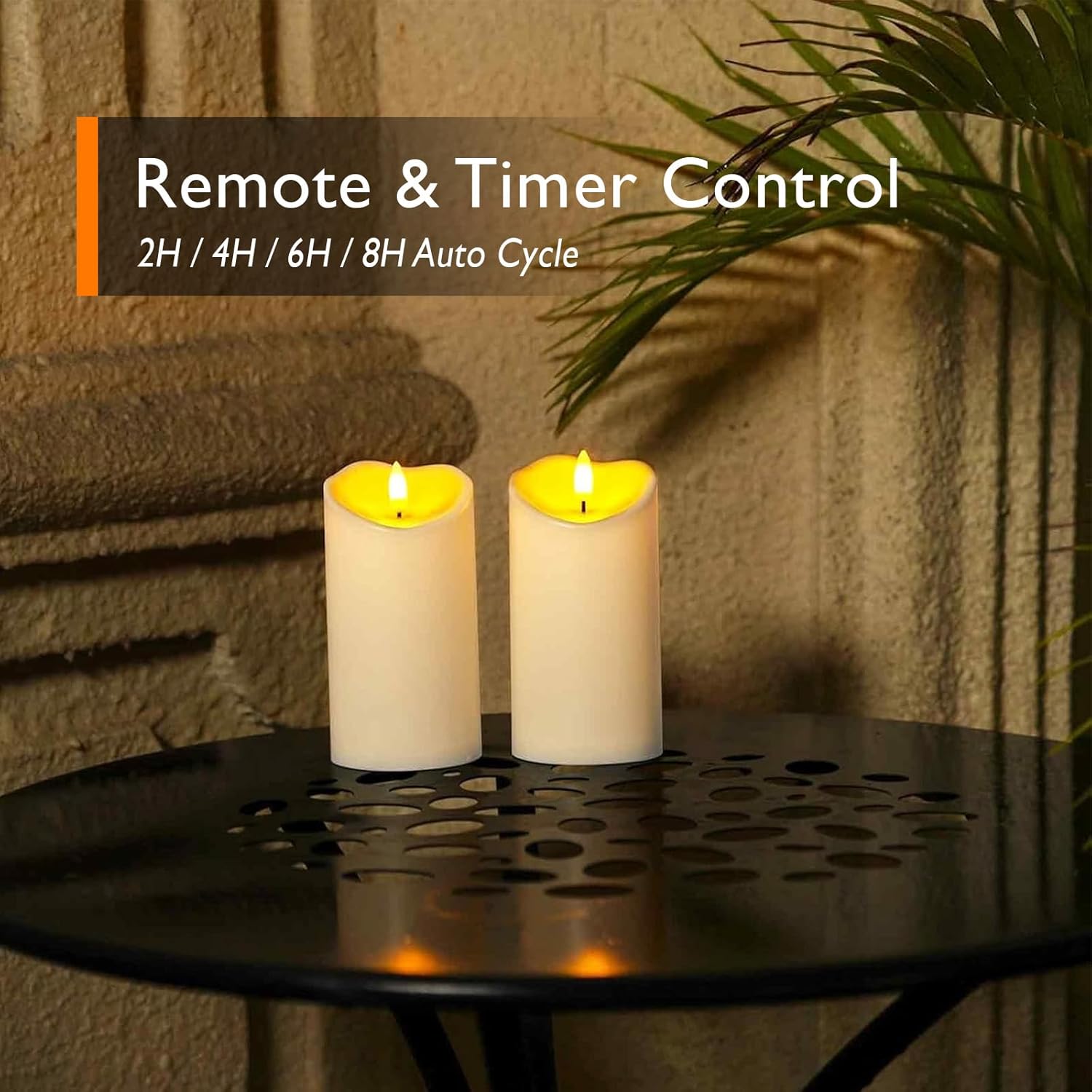 Thumbnail 3 de Homemory 3" x 6" Outdoor Waterproof LED Candles