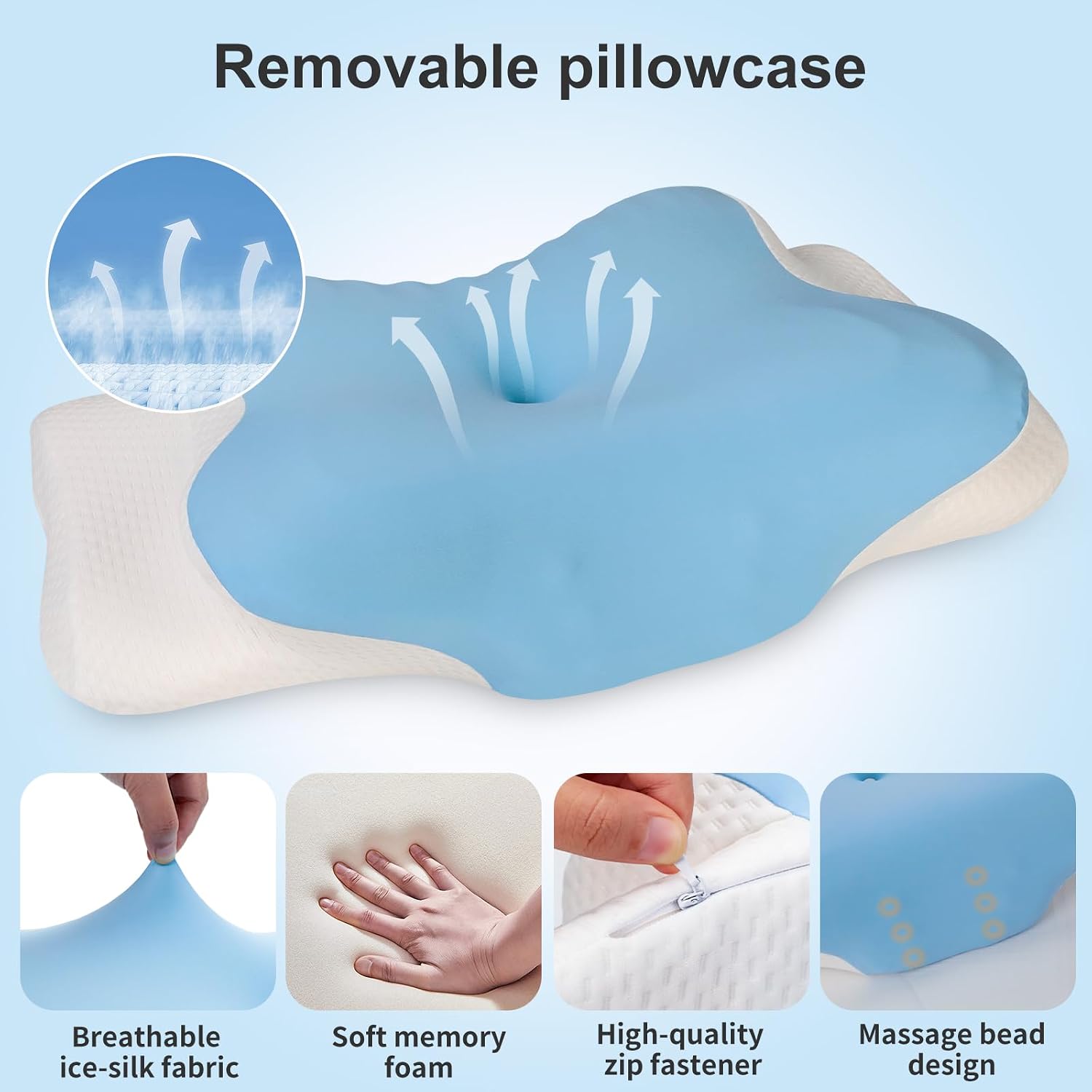 Thumbnail 5 de Cozary Oreiller Ergonomique Cervical 2 hauteurs
