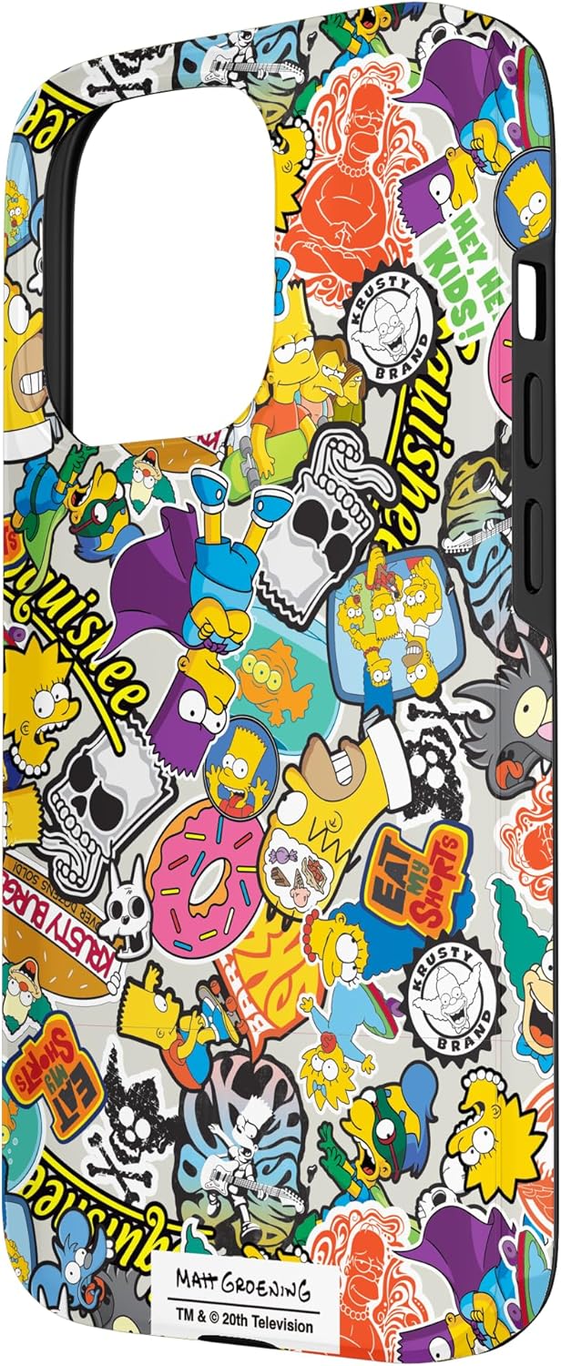Thumbnail 1 de Collage di adesivi I Simpson Custodia per iPhone 15 Pro