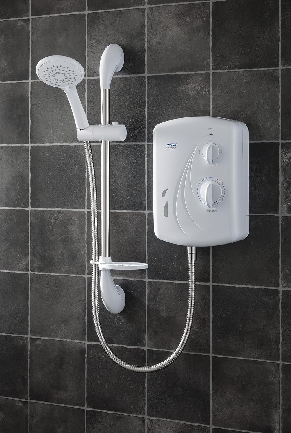 Thumbnail 1 de Triton Showers MOSV07SG Seville Universal Electric Shower 7.5 kW