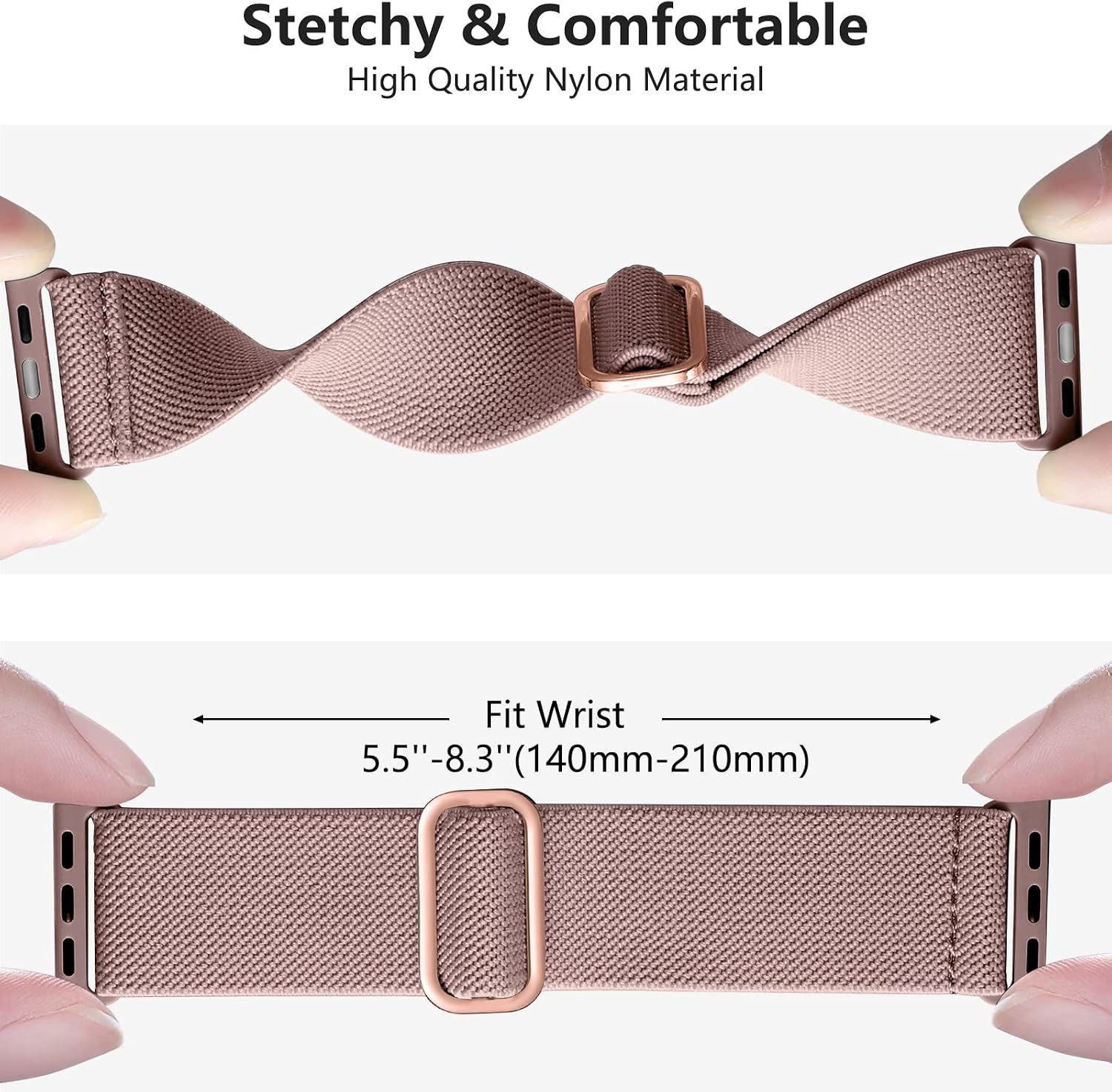 Detalle 2 de Oielai Solo Loop Strap for Apple Watch 38–49mm