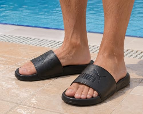 Thumbnail 1 de PUMA Mixte Popcat 20 Sandale glissante Noir – 39 EU