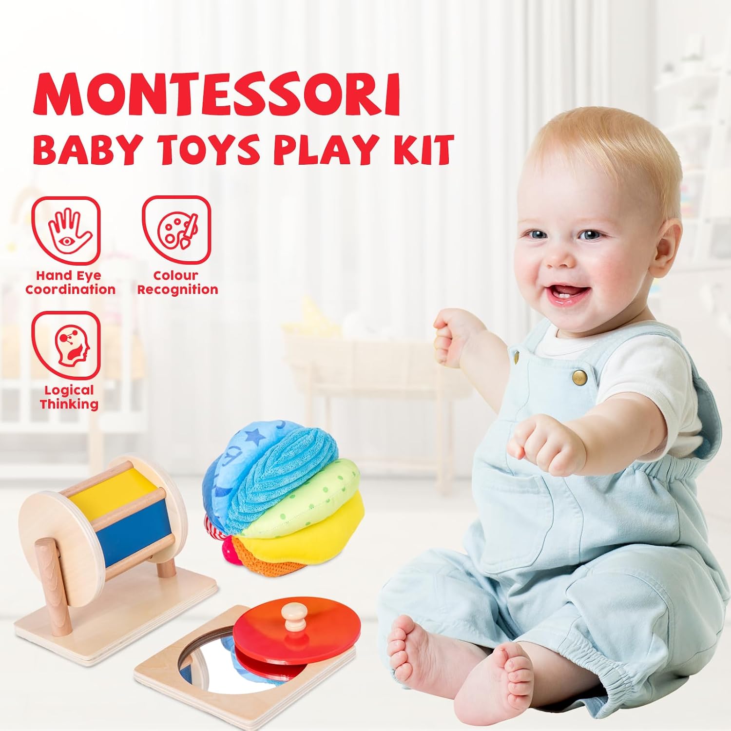 Detalle 2 de Montessori Baby Toys Play Kit for 6–12 Months